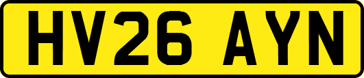 HV26AYN