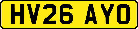 HV26AYO