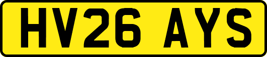 HV26AYS