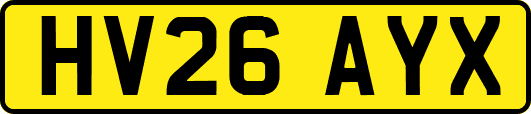 HV26AYX