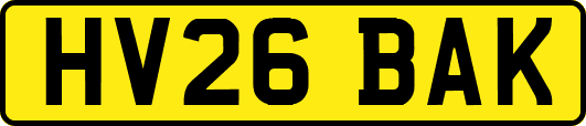 HV26BAK