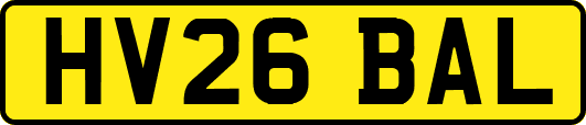 HV26BAL
