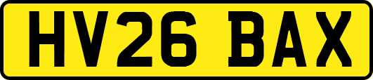 HV26BAX