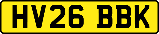 HV26BBK