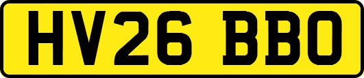 HV26BBO