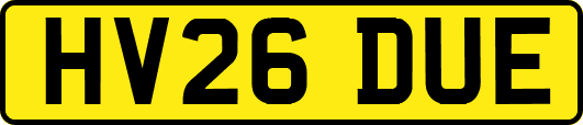 HV26DUE