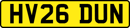 HV26DUN