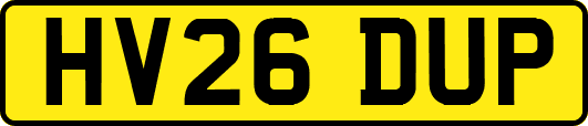 HV26DUP