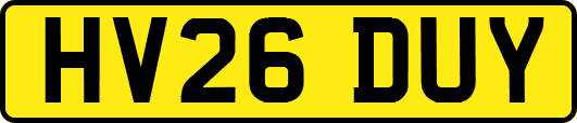 HV26DUY