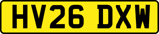 HV26DXW