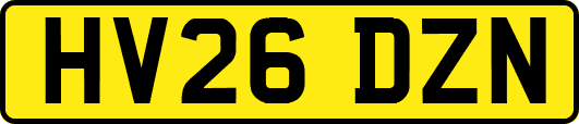 HV26DZN