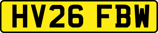 HV26FBW