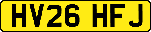 HV26HFJ