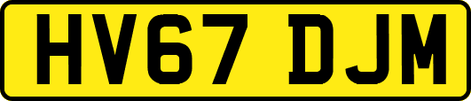 HV67DJM