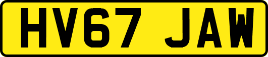 HV67JAW