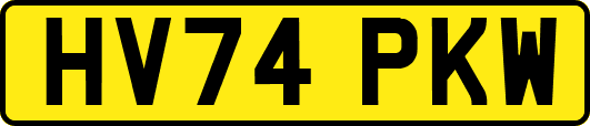 HV74PKW