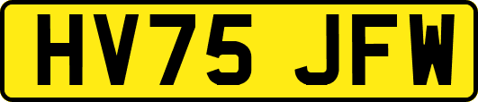 HV75JFW