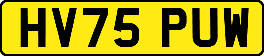 HV75PUW
