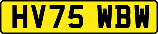 HV75WBW