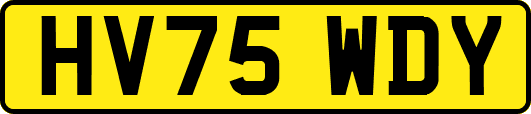 HV75WDY