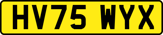 HV75WYX