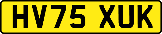 HV75XUK