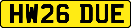 HW26DUE