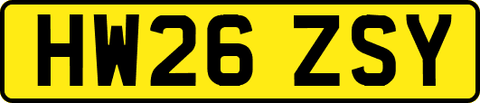 HW26ZSY