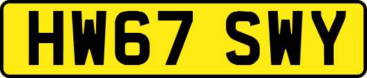 HW67SWY