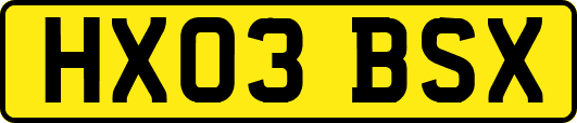 HX03BSX