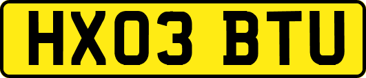HX03BTU