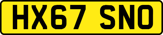 HX67SNO