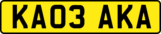 KA03AKA