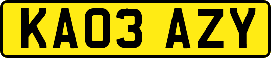 KA03AZY