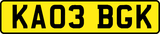 KA03BGK