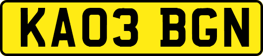 KA03BGN