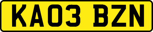 KA03BZN