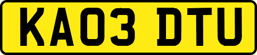 KA03DTU