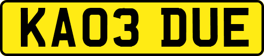 KA03DUE