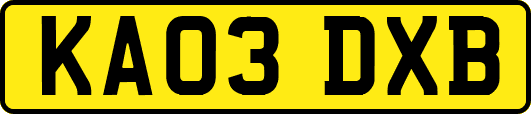 KA03DXB