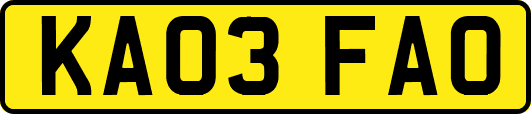 KA03FAO