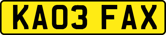 KA03FAX