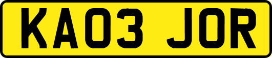 KA03JOR