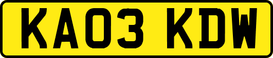 KA03KDW