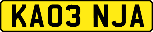 KA03NJA