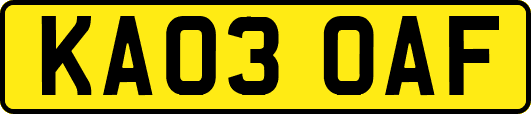 KA03OAF