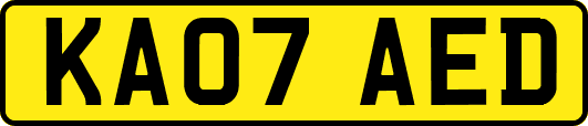 KA07AED