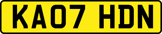 KA07HDN