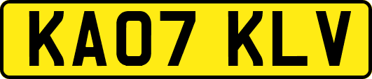 KA07KLV