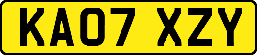 KA07XZY